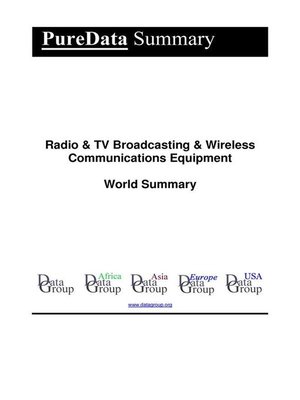 cover image of Radio & TV Broadcasting & Wireless Communications Equipment World Summary